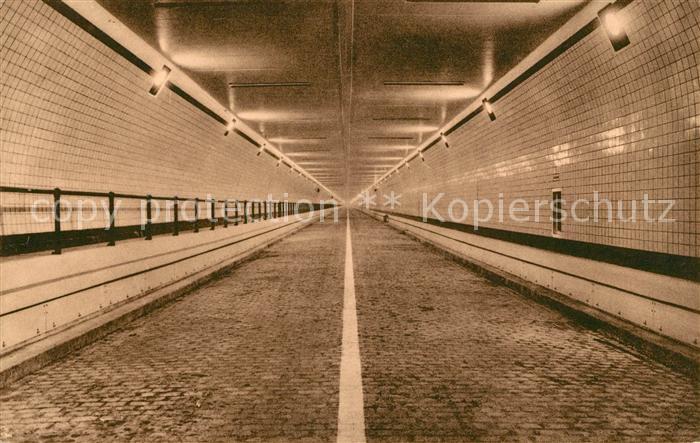 Anvers Antwerpen Tunnel Innenansicht