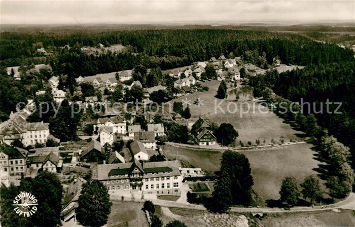 Koenigsfeld Schwarzwald Fliegeraufnahme