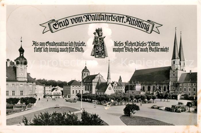 Altoetting Marktplatz Spruch