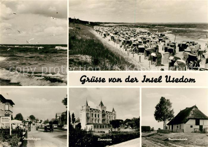 Insel Usedom Karlshagen Trassenheide Zinnowitz Strand
