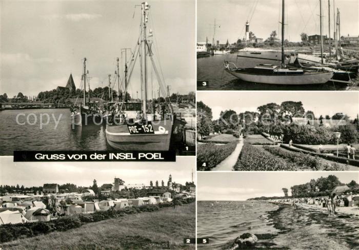 Insel Poel Kirchdorf Hafen Timmendorf Zeltplatz Segelboothafen Schwarzer Busch