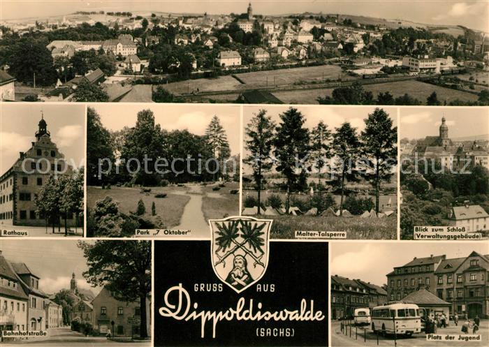 Dippoldiswalde Osterzgebirge Rathaus Park 7 Oktober Malter Talsperre Schloss Bah