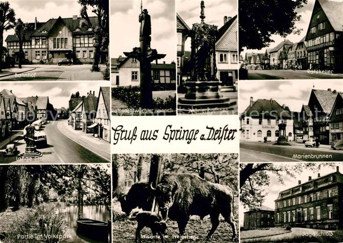 Springe Deister Lange Strasse Bahnhof Ratskeller Nachtwaechter Heinrich Jagdschl