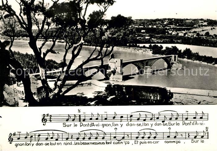 Avignon Vaucluse Pont Saint Benezet Lied