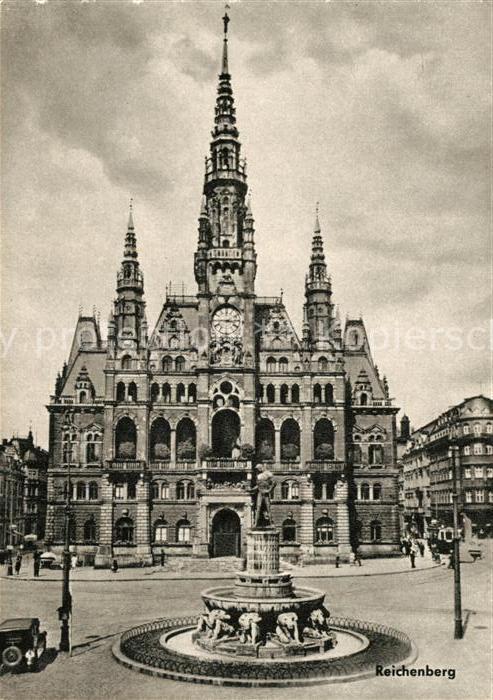Reichenberg Liberec Boehmen Rathaus
