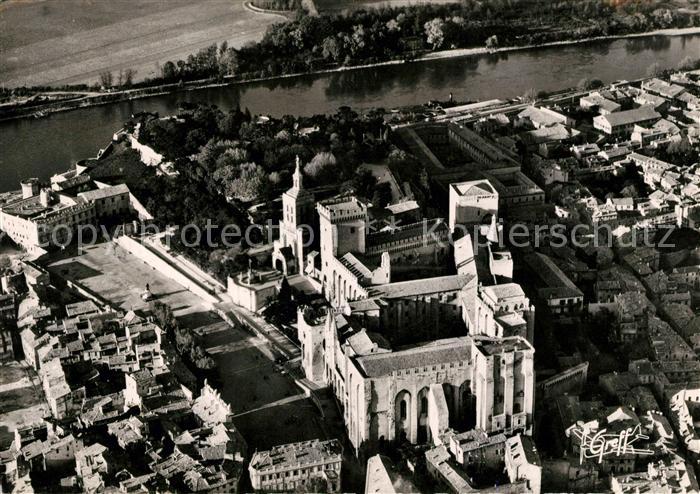 Avignon Vaucluse Fliegeraufnahme