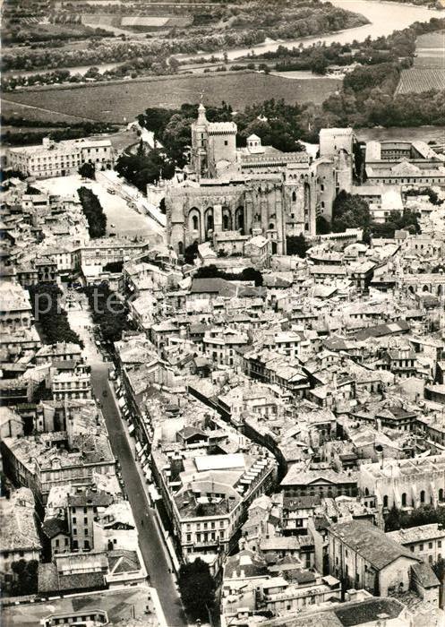 Avignon Vaucluse Fliegeraufnahme