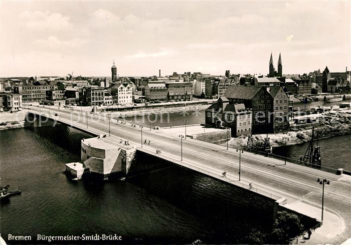 BREMEN  CITY Buergermeister Smidt Bruecke