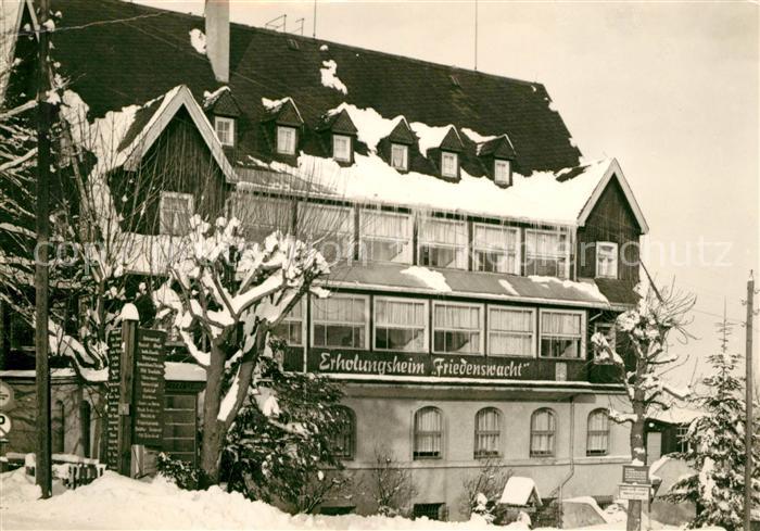 Baerenburg Sachsen FDGB Erholngsheim Friedenswacht Winter