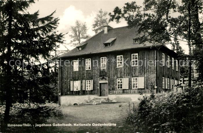Bad Ilmenau Jagdhaus Gabelbach Nationale Gedenkstaette