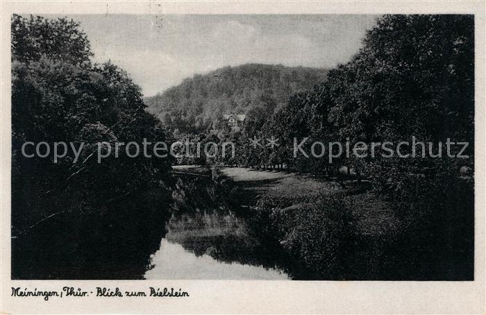 Meiningen Thueringen Blick zum Bilstein