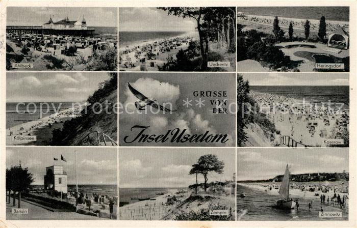 Insel Usedom Ahlbeck Ueckeritz Heringsdorf Koelpinsee Koserow Bansin Zempin Zinn