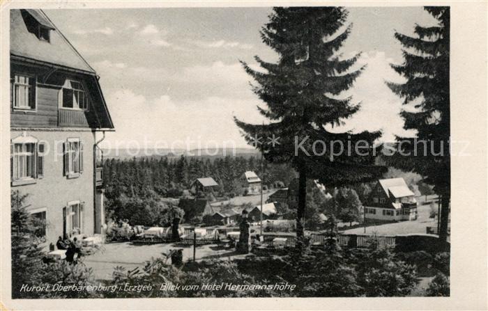 Oberbaerenburg Baerenburg Blick vom Hotel Hermannshoehe