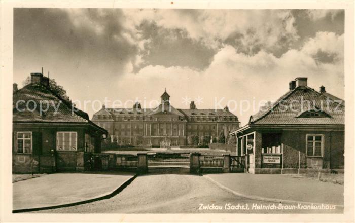 Zwickau Sachsen Heinrich Braun Krankenhau