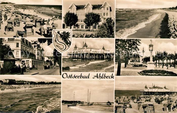 Ahlbeck Ostseebad Strand Hotel Brandung Seebruecke Promenade