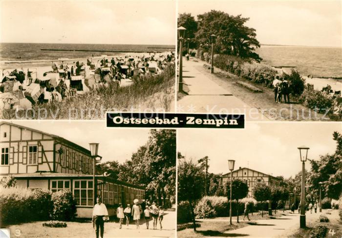 Zempin Strand Promenade FDGB Heim Meer des Friedens