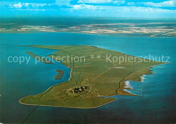 Hallig Oland Fliegeraufnahme