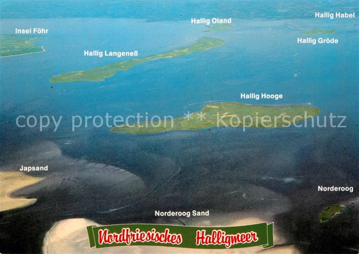 Nordfriesland Nordfriesisches Halligmeer mit den Hallig Inseln
