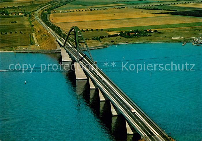 Fehmarn Fehmarnsund Bruecke Fliegeraufnahme