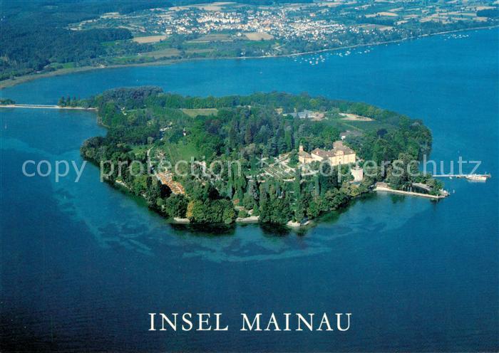 Insel Mainau Fliegeraufnahme
