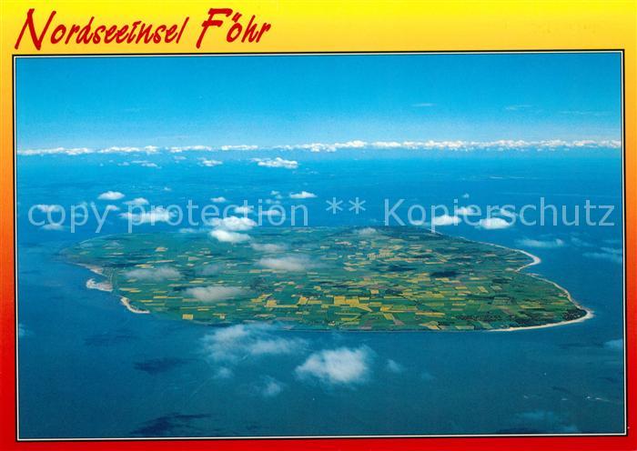 Insel Foehr Fliegeraufnahme