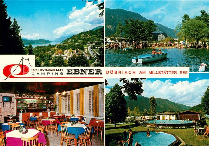 Doebriach Millstaettersee Camping Ebner Schwimmbad Restaurant