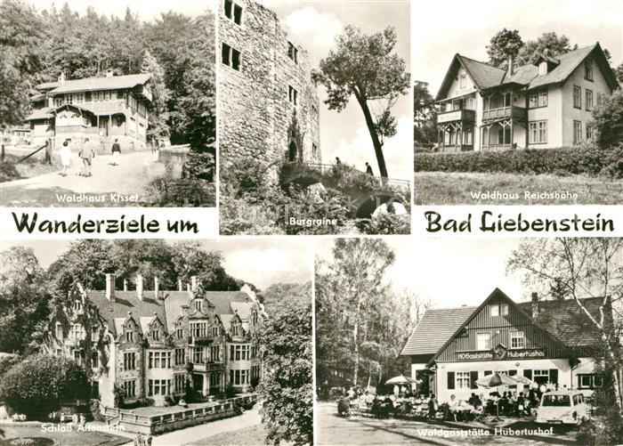 Bad Liebenstein Waldhaus Kissel Burgruine Waldhaus Reichshoehe Schloss Altenstei