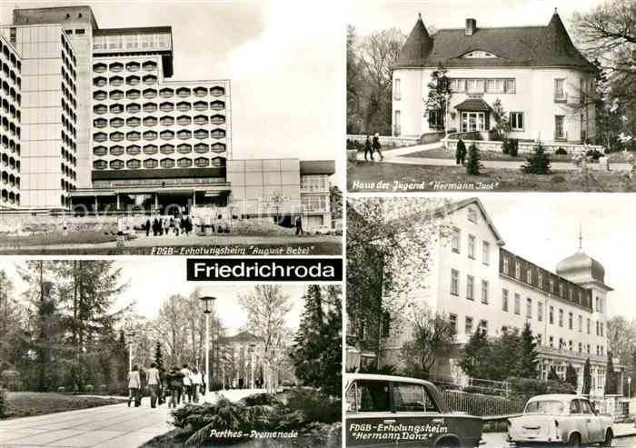 Friedrichroda FDGB Erholungsheim August Bebel Haus der Jugend Hermann Just Perth