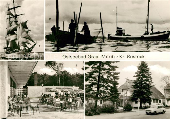 Graal-Mueritz Ostseebad Segelschulschiff Wilhelm Pieck Am Bodden Broiler Gaststa
