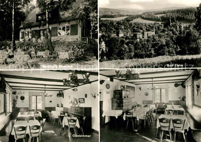 Bad Elster Waldcafe Baerenloh Panorama Gastzimmer