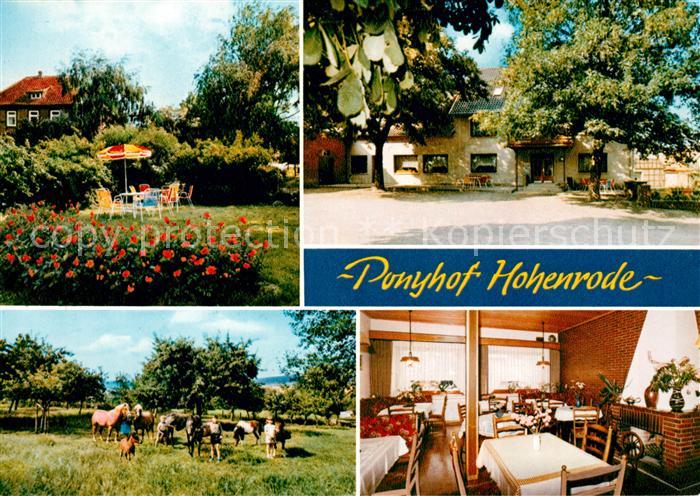 Hohenrode Rinteln Ponyhof Garten Restaurant Gastraum