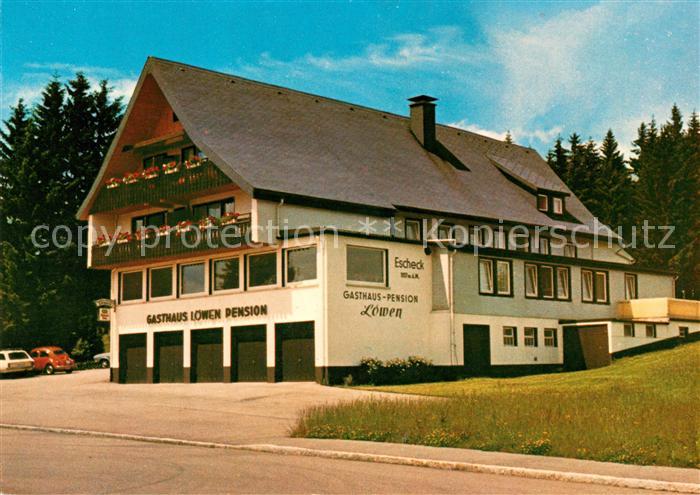 Schoenwald Schwarzwald Gasthof Pension Loewen Escheck