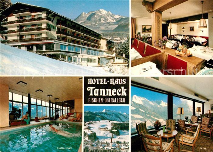 Fischen Allgaeu Hotel Haus Tanneck Restaurant Hallenbad Halle