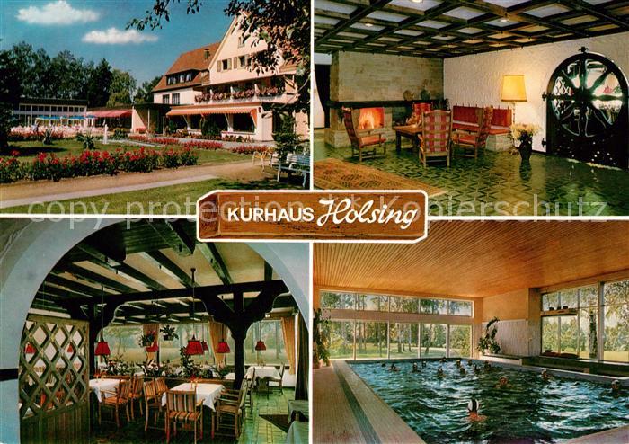 Preussisch Oldendorf Kurhaus Holsing Gastraeume Hallenbad