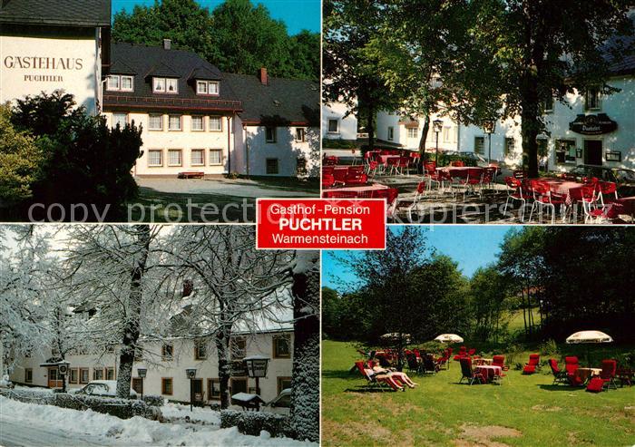 Warmensteinach Gaestehaus Puchtler Terrasse Liegewiese