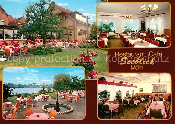 Moelln Lauenburg Restaurant Cafe Seeblick Terrasse Gastraum