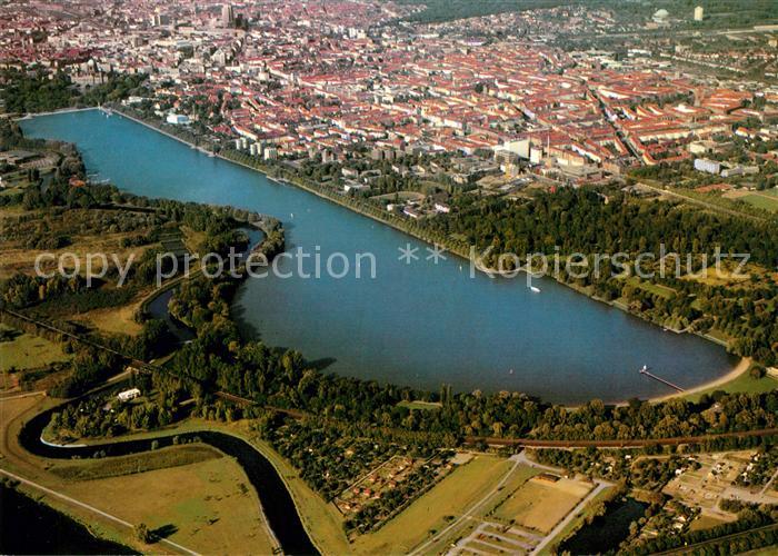 HANNOVER CITY Fliegeraufnahme mit Maschsee