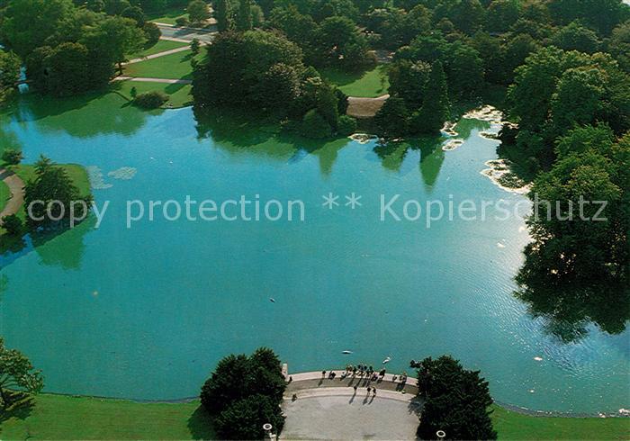 HANNOVER CITY Blick vom Rathaus auf den Maschteich