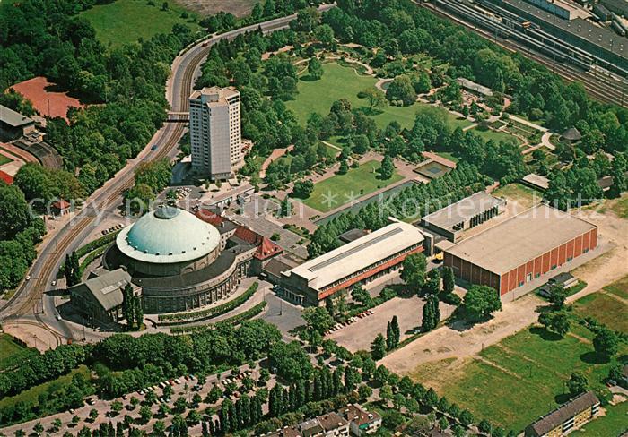 HANNOVER CITY Fliegeraufnahme mit Stadthalle Hotel Am Stadtpark Niedersachsenha