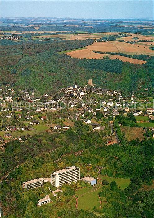 Manderscheid Eifel Fliegeraufnahme mit Eifelsanatorium