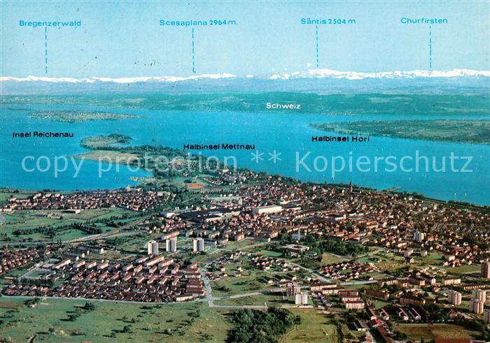 Radolfzell Bodensee Fliegeraufnahme