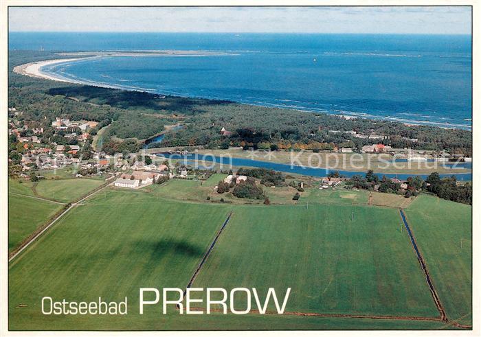 Prerow Ostseebad Fliegeraufnahme