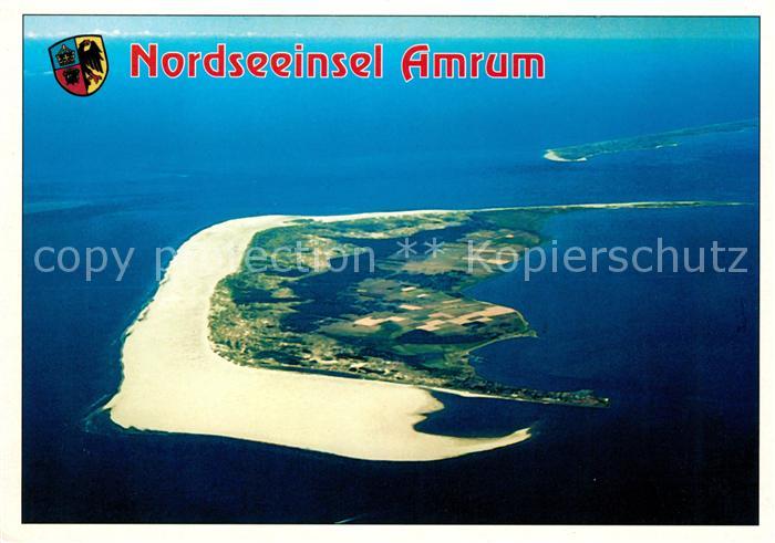 Insel Amrum Fliegeraufnahme