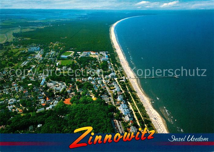 Zinnowitz Ostseebad Fliegeraufnahme