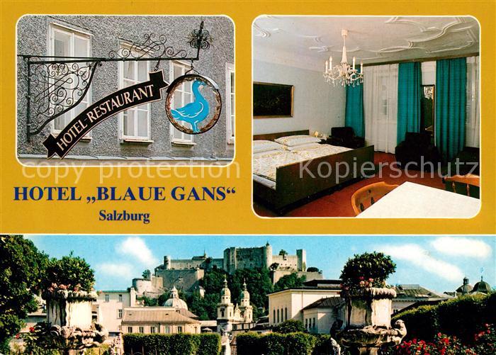 Salzburg Oesterreich Hotel Blaue Gans Gaestezimmer Schloss