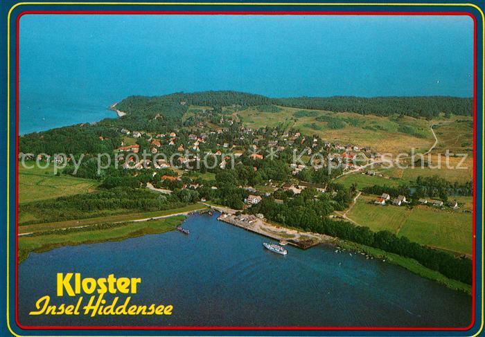 Kloster Hiddensee Fliegeraufnahme