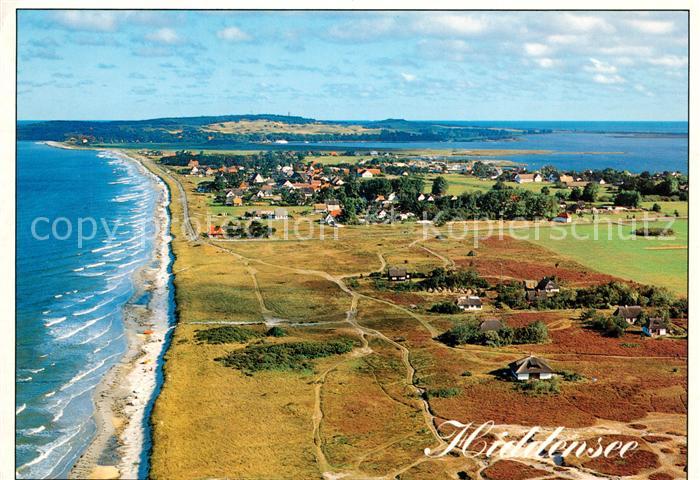 Insel Hiddensee Fliegeraufnahme