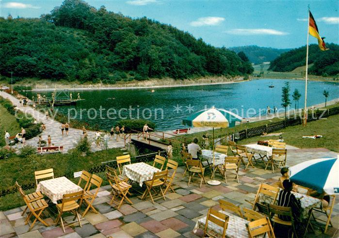 Hamm Sieg Schwimmbad Terrasse