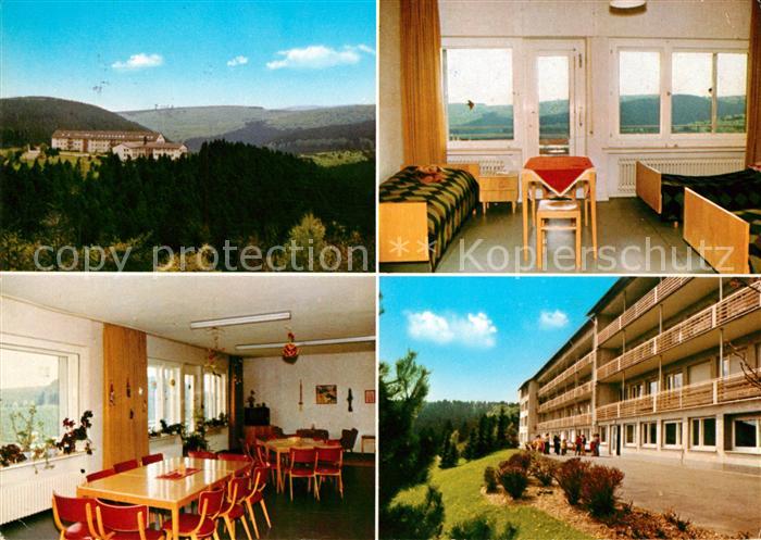 Winterberg Hochsauerland Jugendkurheim St Ursula Zimmer Gaststube