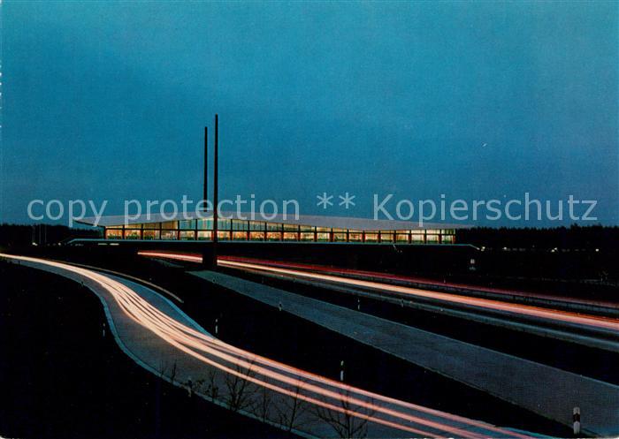 Holdorf Niedersachsen Autobahn Brueckenrasthaus Dammer Berge